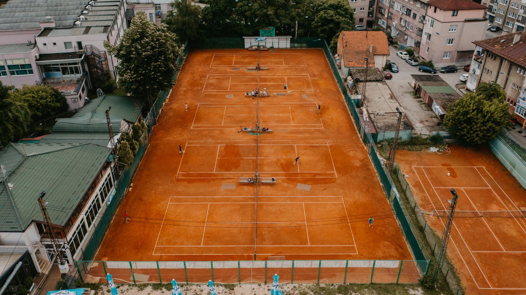 Bočni pogled na terene