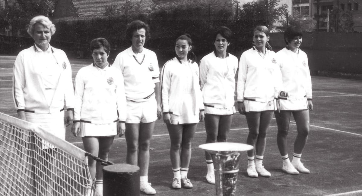 Ženska ekipa TK Sloboda 1970-ih